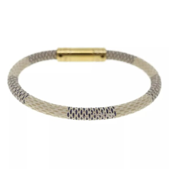 LOUIS VUITTON Damier Azur Bracelet keep it Bracelet M6138E LV Auth am3307 - Picture 6 of 7